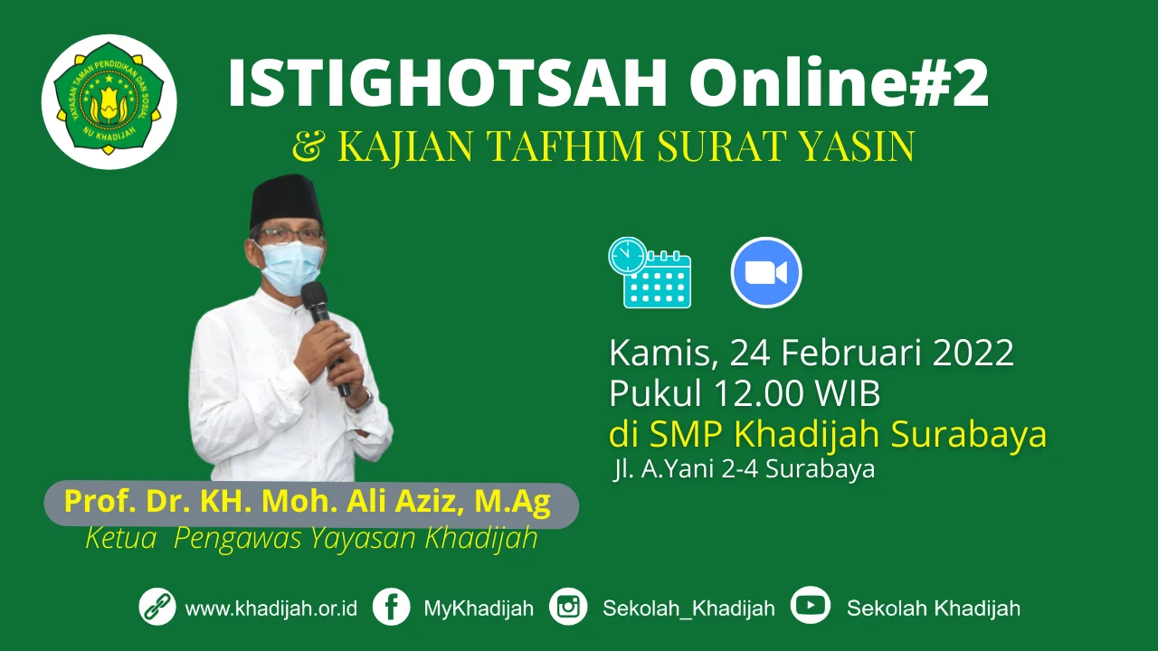 Di Istighosah Yayasan Khadijah, Prof Ali Aziz Sampaikan 3 Pesan Israk Mikraj