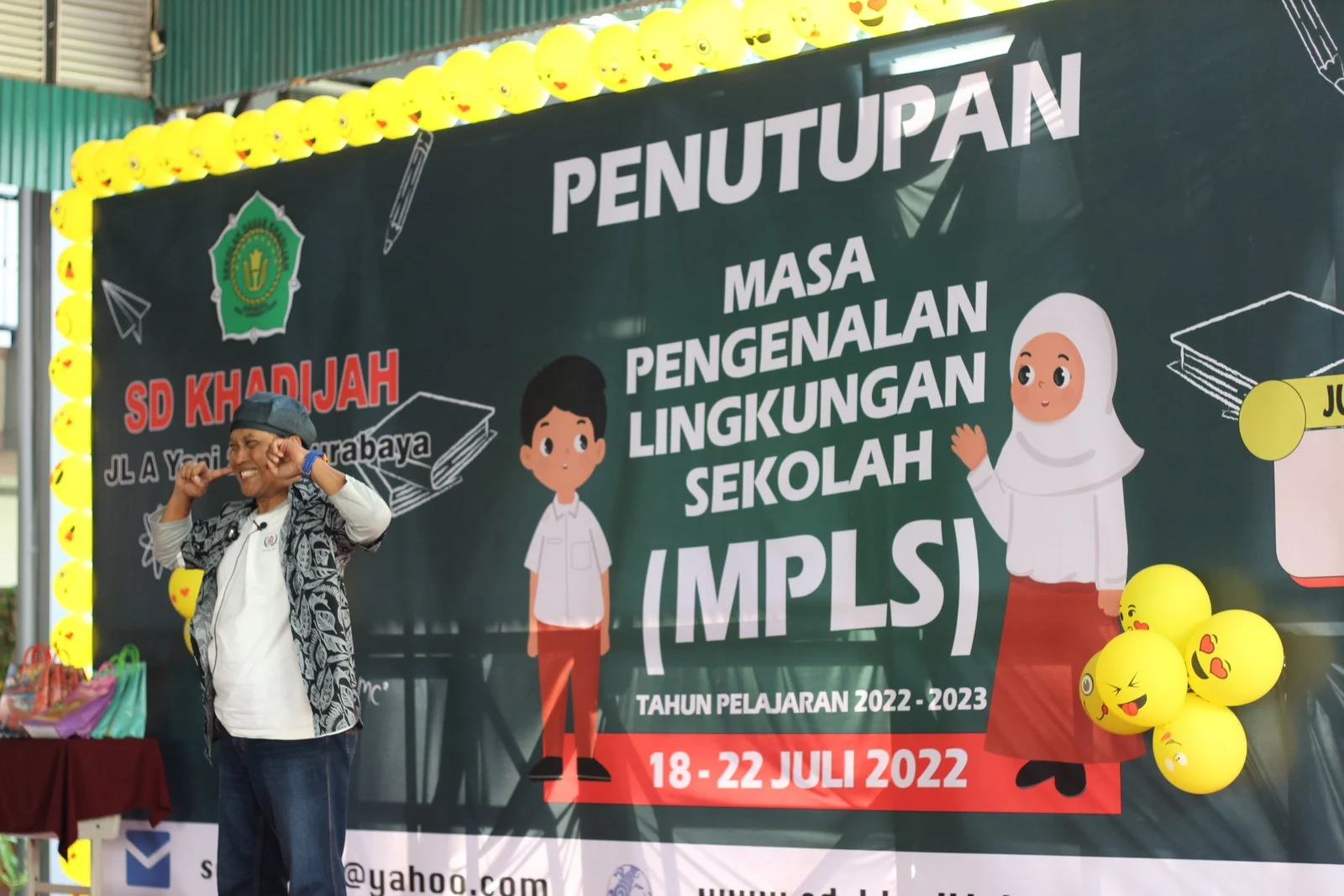 Latih Kompetensi Bercerita, Penutupan MPLS SD Khadijah Undang Kak Tobi
