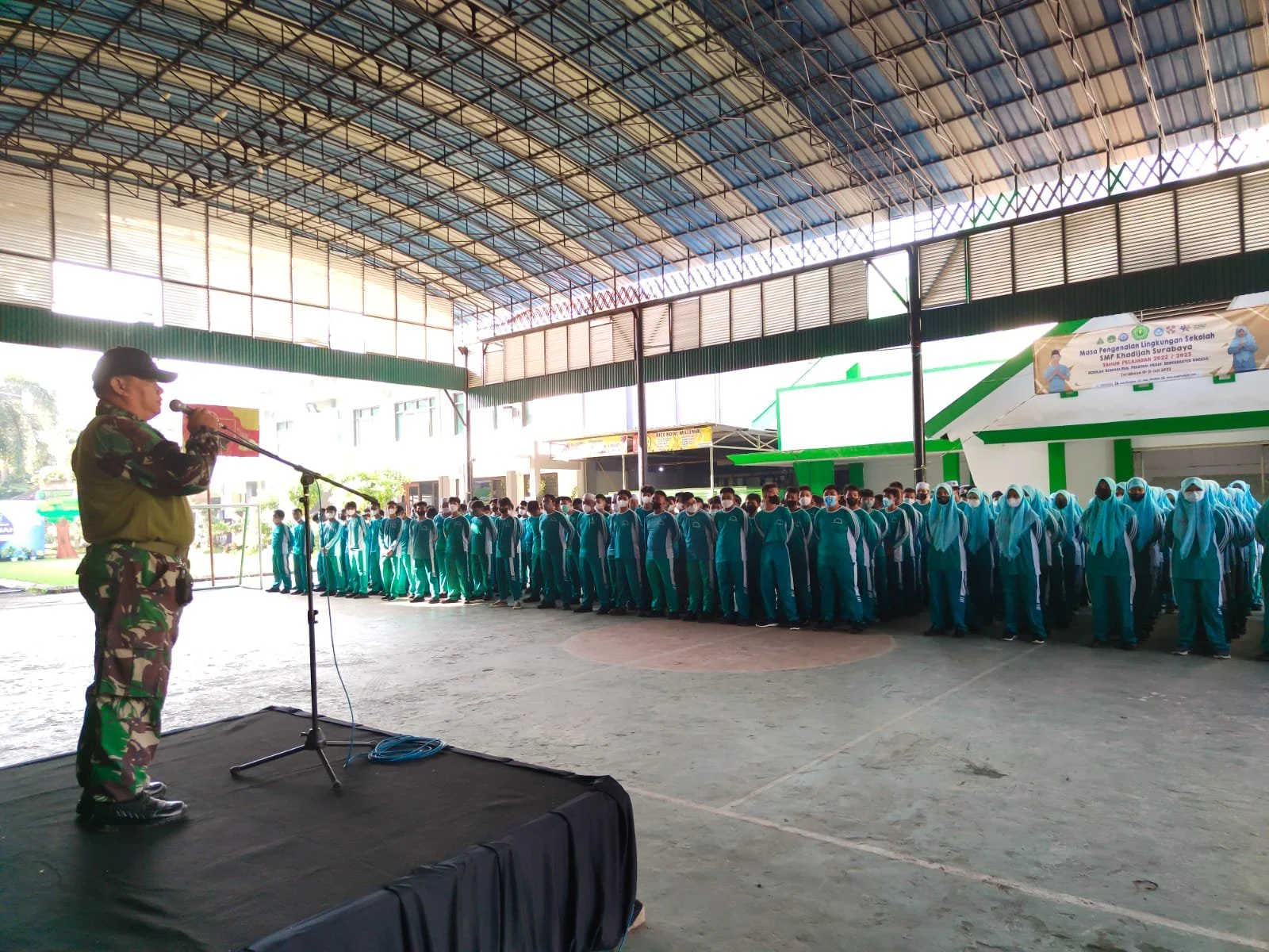 Gandeng TNI AL, Siswa SMP Khadijah Belajar PBB