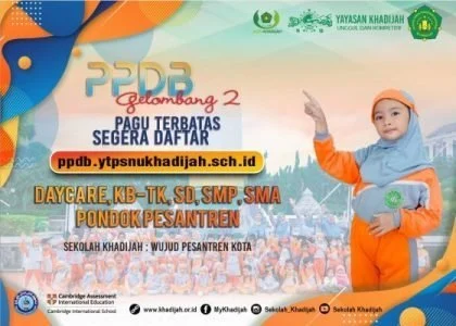 Pagu Terbatas, Sekolah Khadijah Buka PPDB Gelombang 2