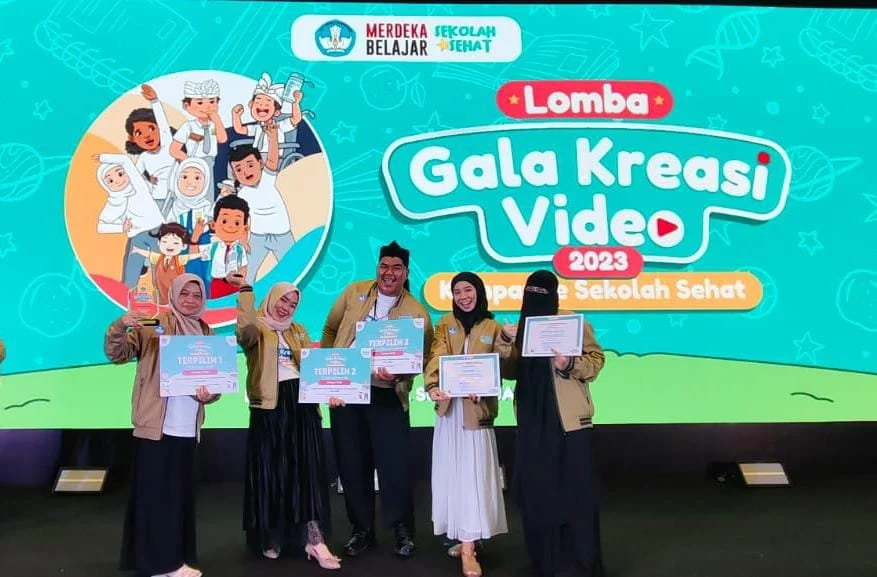 Selamat, KB Khadijah Raih The Best Five Lomba Kreasi Video Kampanye Sekolah Sehat Tingkat Nasional