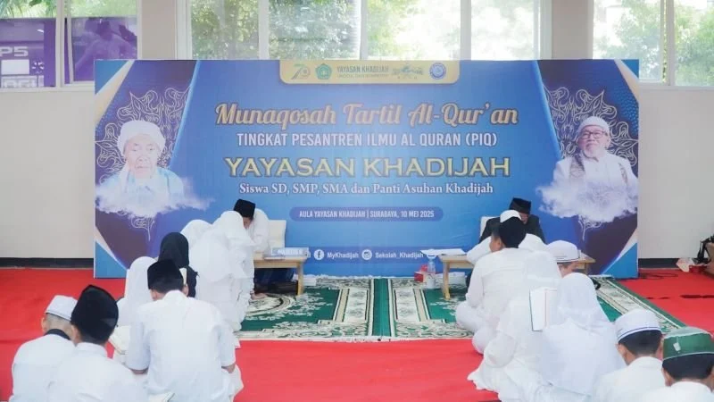 460 Siswa Sekolah Khadijah Ikuti Munaqosah Al Quran Tingkat PIQ