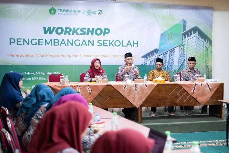 Gelar Workshop Pengembangan Sekolah, Yayasan Khadijah Ajak  Perkuat Nilai dan Daya Saing